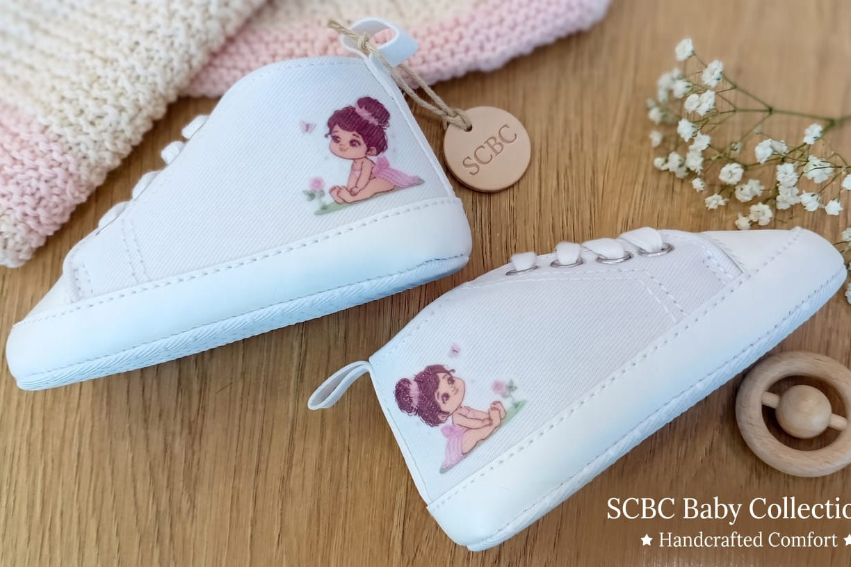 Little Bird - Chaussons de Berceau Simba - Personnalisables 0-6 Mois