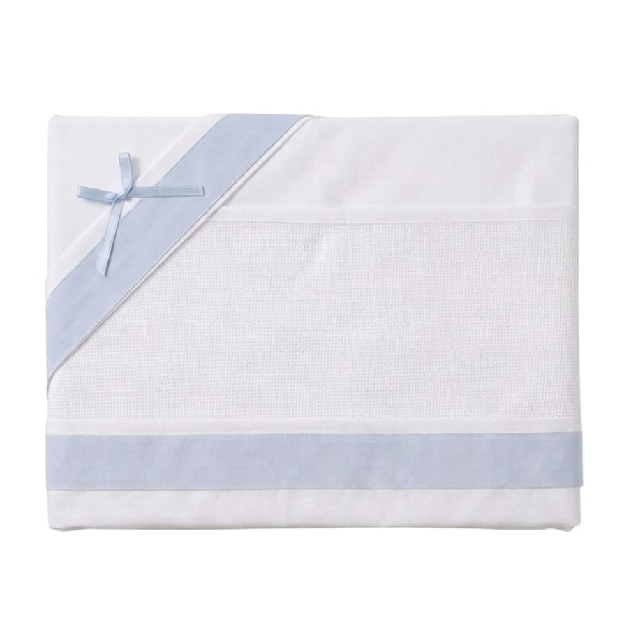Little Bird - Drap Housse pour Berceau Rose Dentelle Broderie Anglaise Personnalisable avec Prénom - 100% Coton - Berceau Bébé - Cadeau de Naissance