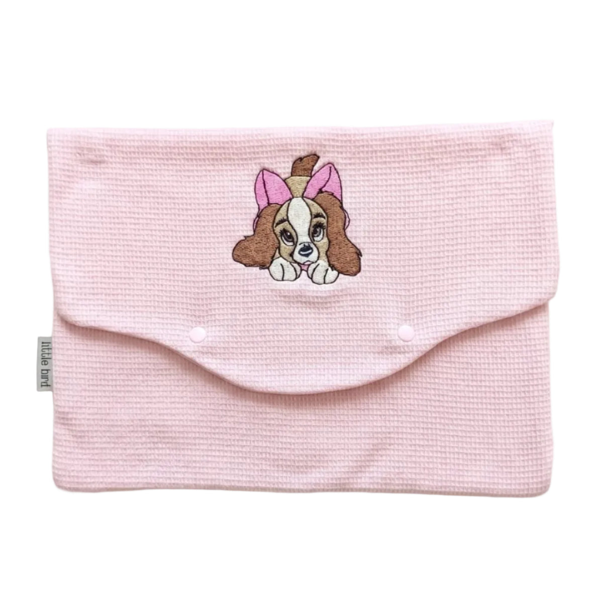 Little Bird - Pochette de Rangement Bébé Brodé Minnie - Organiseur Sac de Maternité