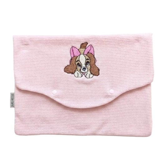 Little Bird - Pochette de Rangement Bébé Brodé Minnie - Organiseur Sac de Maternité