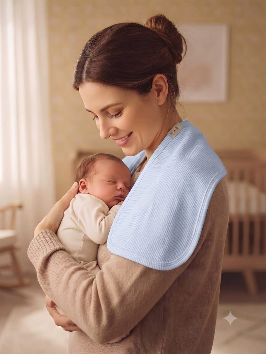 Little Bird - Gigoteuse Ciel Uni - 100% Coton Hypoallergénique - Personnalisable