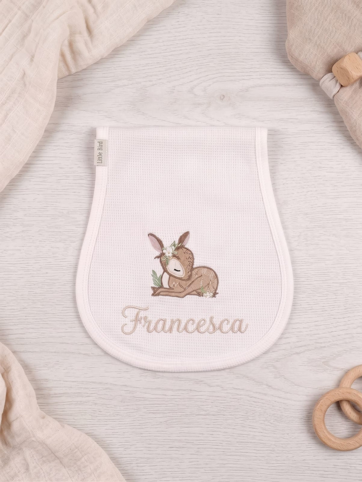 Little Bird - Telospalla Bambi - 100% Cotone Anallergico - Personalizzabile