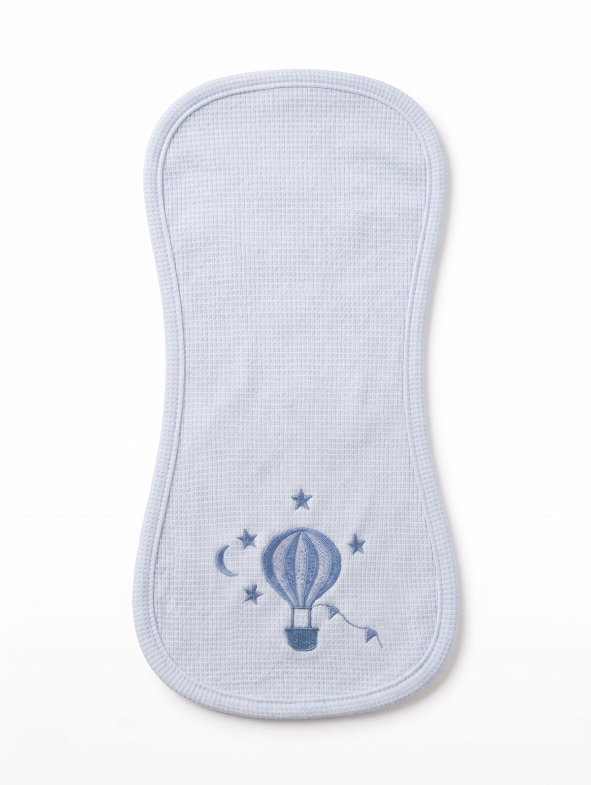 Little Bird - Couverture d'épaule Ourson avec ballons - 100% Coton Hypoallergénique - Personnalisable