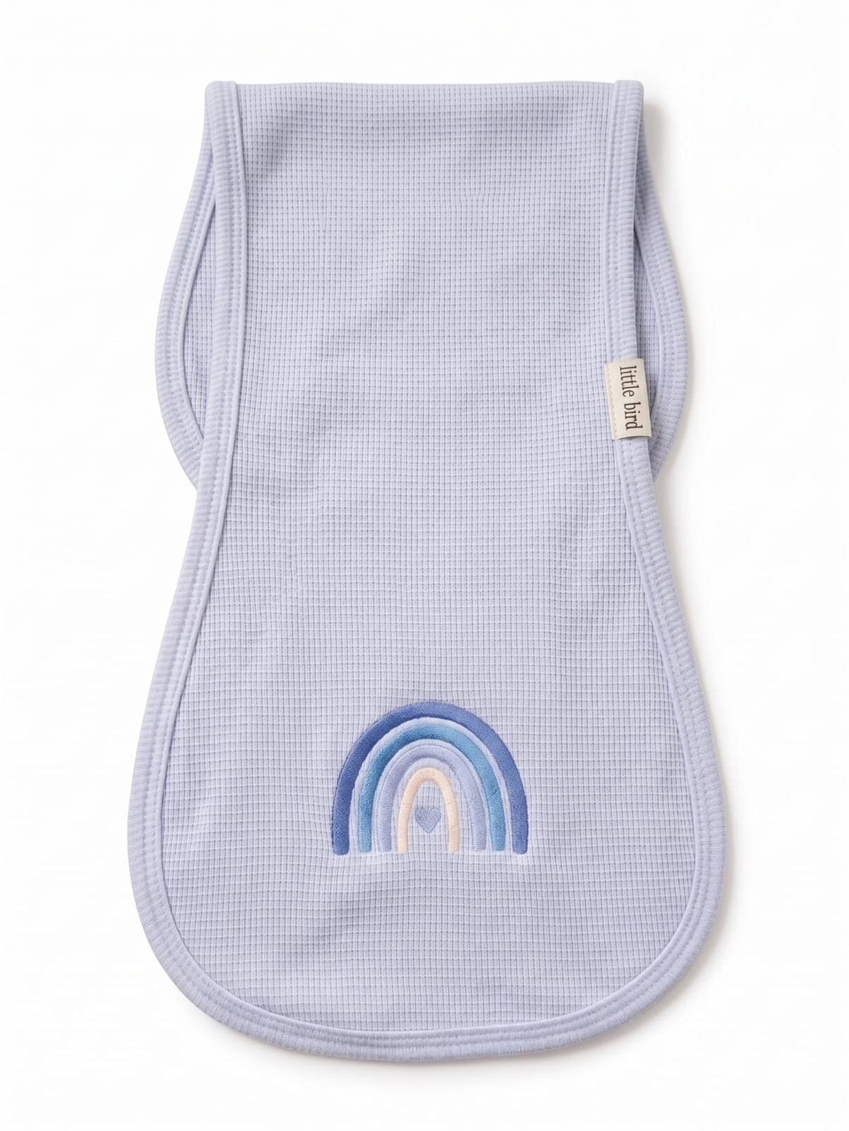 Little Bird - Telospalla Arcobaleno Celeste - 100% Cotone Anallergico - Personalizzabile