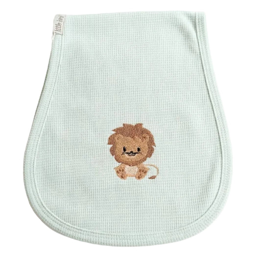 Little Bird - Couverture d'épaule Ourson avec ballons - 100% Coton Hypoallergénique - Personnalisable