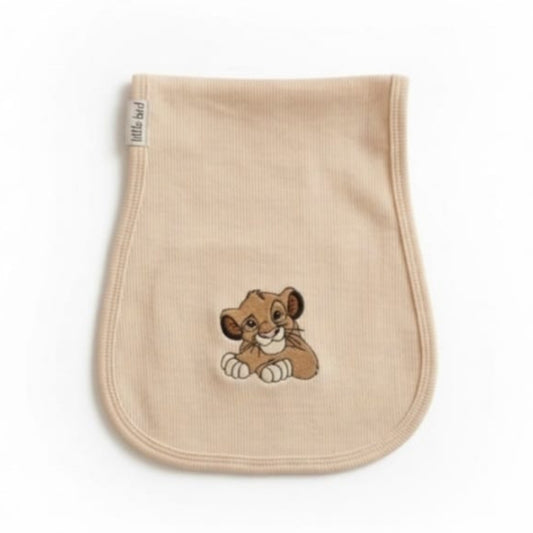 Little Bird - Serviette de toilette Simba Le Roi Lion - 100% coton anallergique - Personnalisable