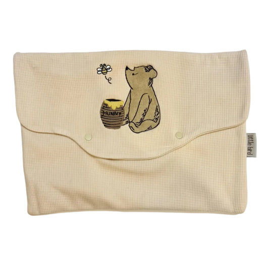 Little Bird - Pochette de Rangement Bébé Brodée Simba - Organisateur Sac Maternité