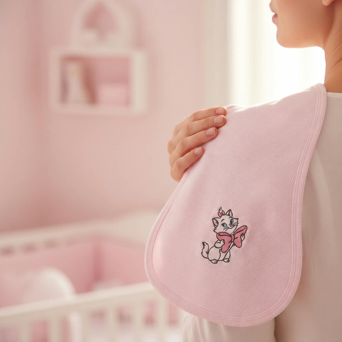 Little Bird - Coussin d'Épaule Minù Aristochats - 100% Coton Hypoallergénique - Personnalisable