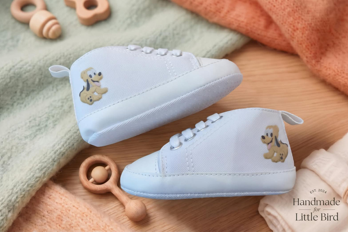 Scarpine Culla Pluto - Personalizzabili con Nome - Idea Regalo - Little Bird