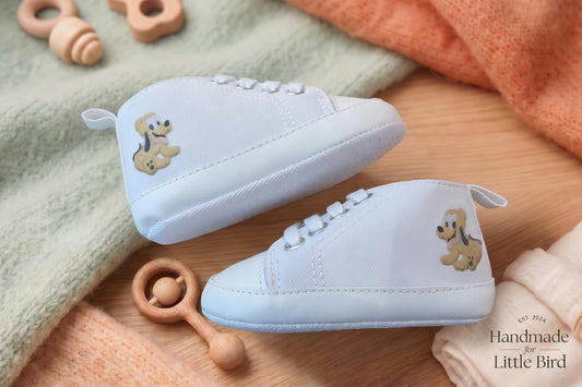Scarpine Culla Pluto - Personalizzabili con Nome - Idea Regalo - Little Bird