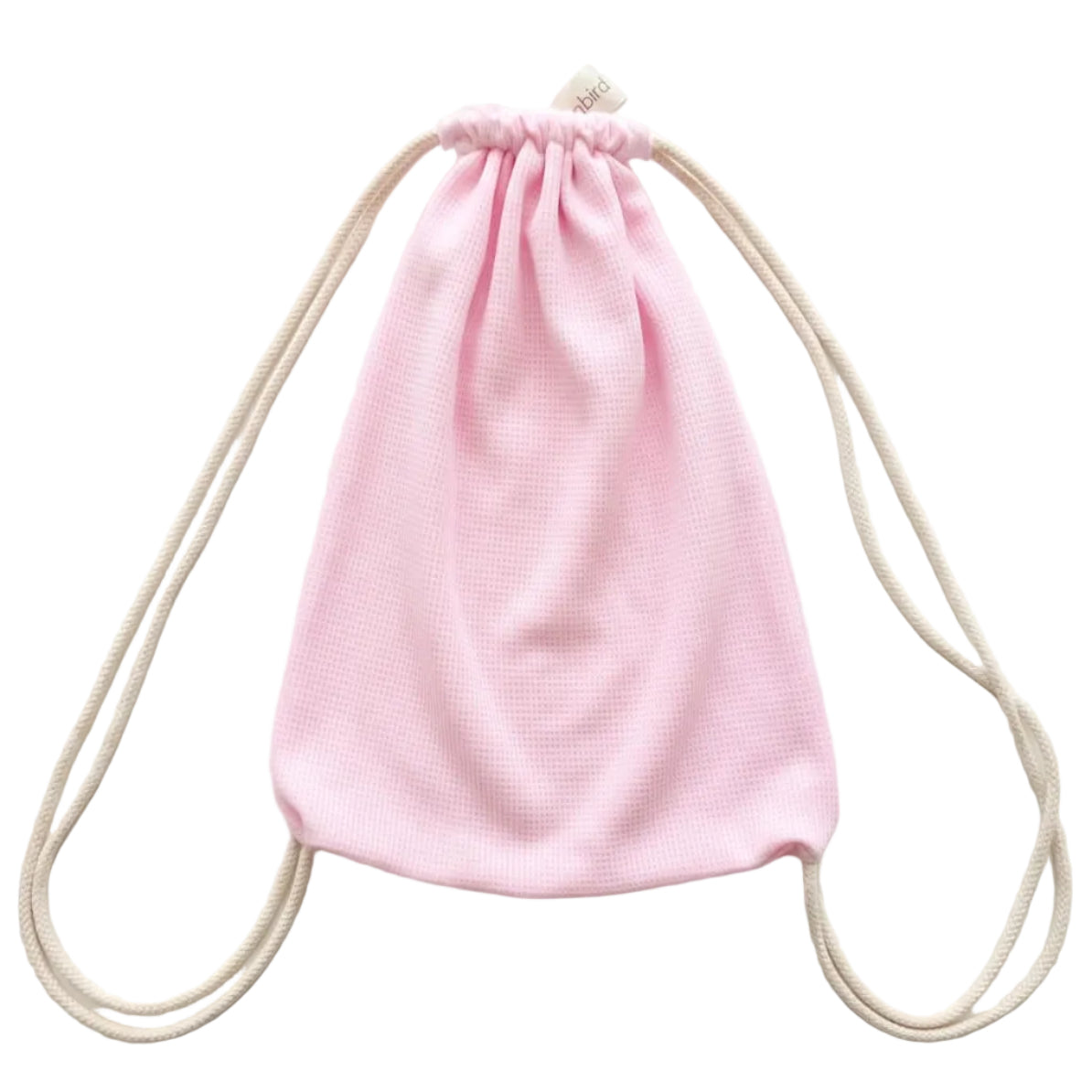 Little Bird - Pochette Rangement Bébé en Coton Vieux Rose - 100% Coton - Personnalisable - Organisateur Sac à Langer