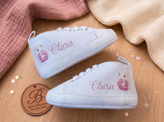 Little Bird - Chaussons de Berceau Simba - Personnalisables 0-6 Mois