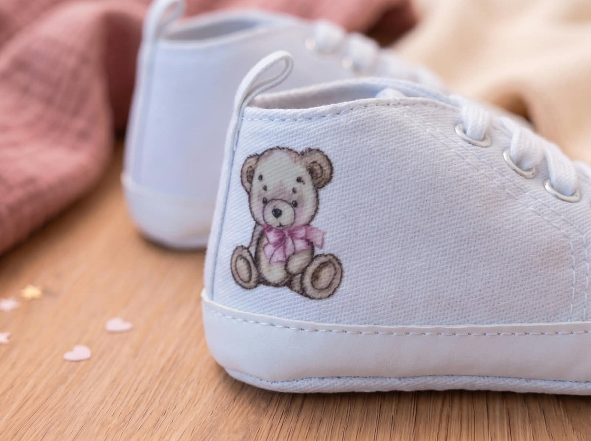 Little Bird - Chaussons de Berceau Simba - Personnalisables 0-6 Mois