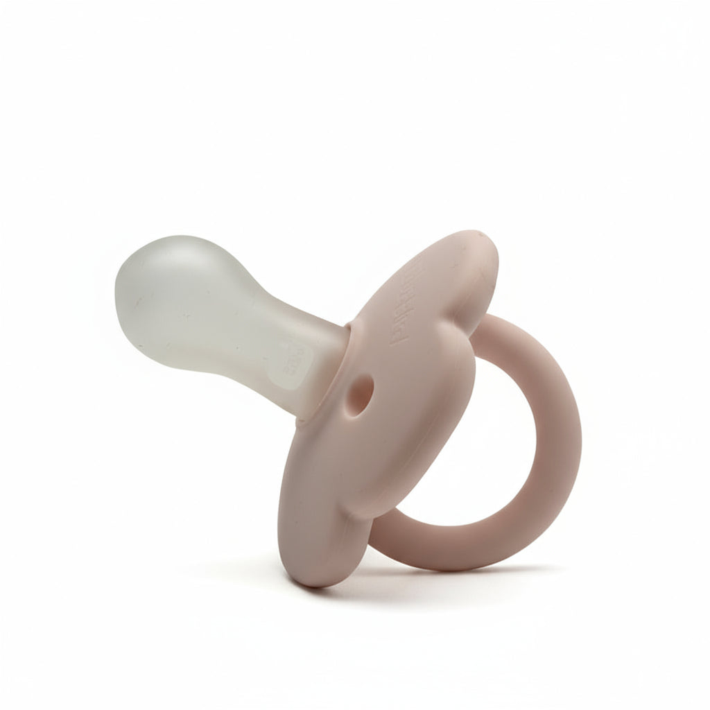 Ciuccio Morbido in Silicone a Fiore per Neonati Rosa Chiaro - Comfort e Stile Colore Rosa Chiaro