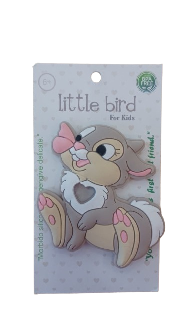 Massaggiagengive Silicone Tamburina - Little Bird