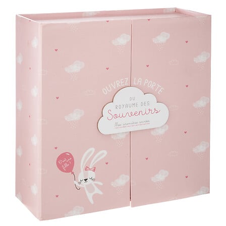 Scatola Ricordi Coniglietta Rosa - Little Bird