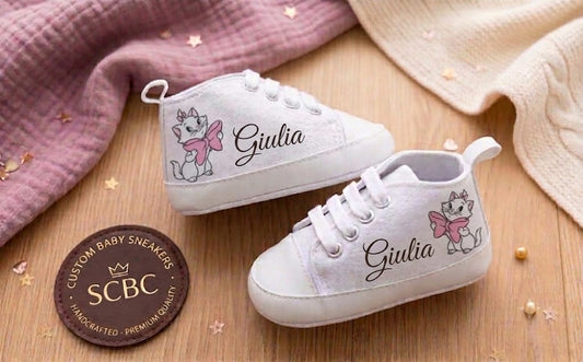 Scarpine culla Minù personalizzate con nome Giulia