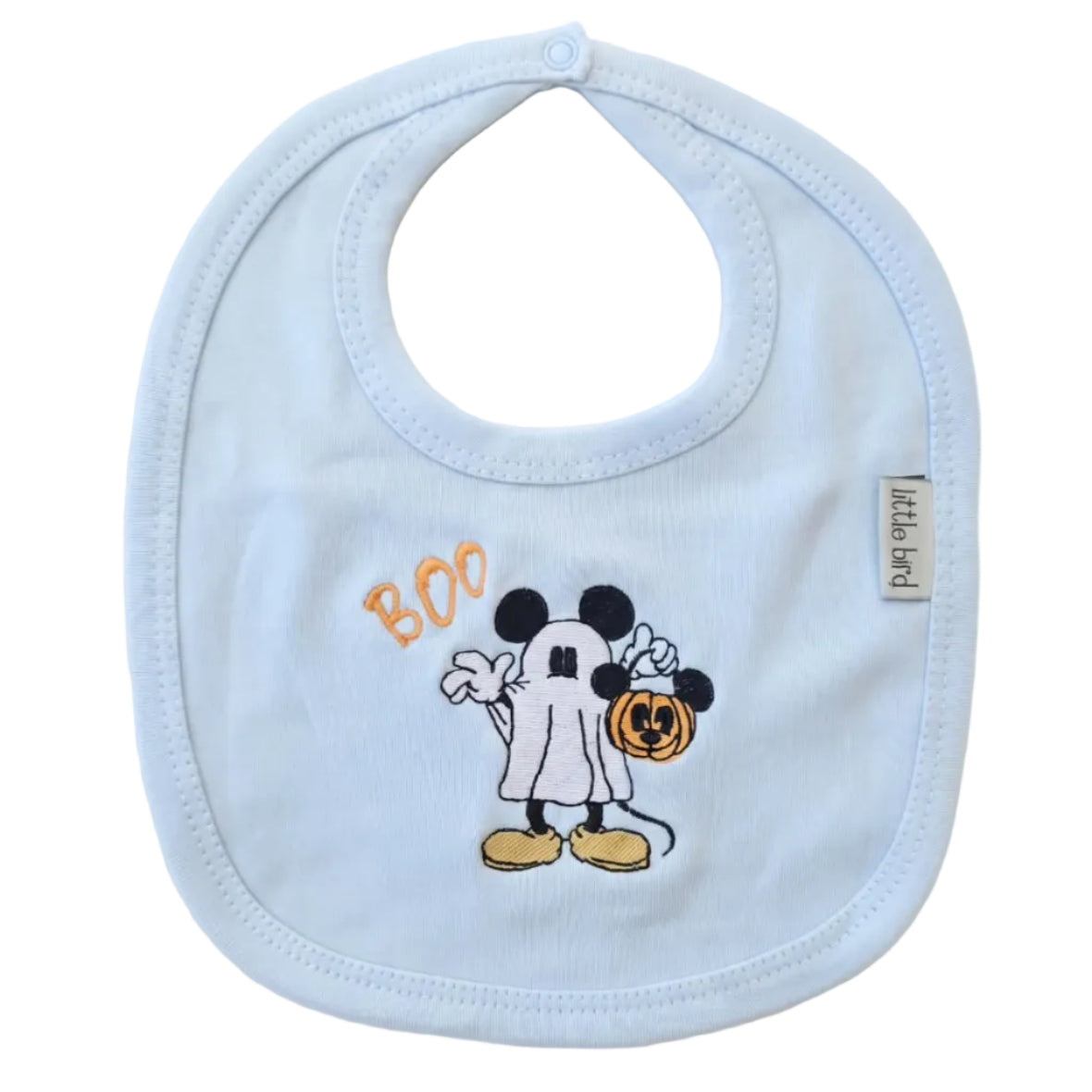 Little Bird - Bavoir Personnalisable Minù - Brodé à la Main - Cadeau de Naissance
