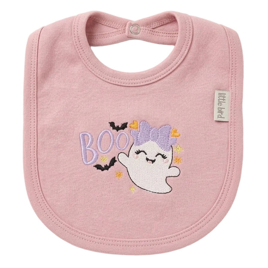 Little Bird - Bavoir Personnalisable Minù - Brodé à la Main - Cadeau de Naissance