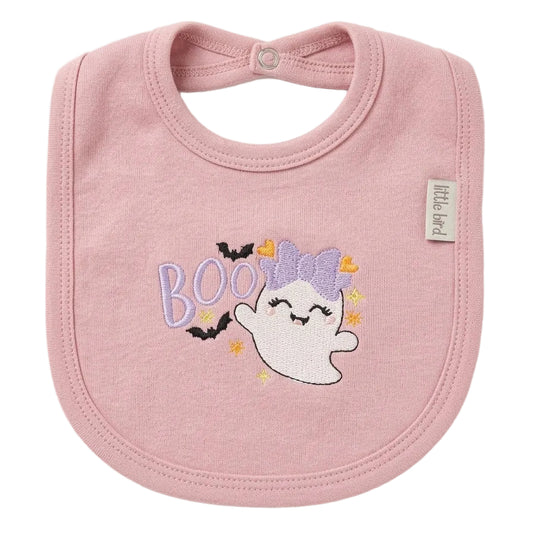 Little Bird - Bavoir Personnalisable Minù - Brodé à la Main - Cadeau de Naissance