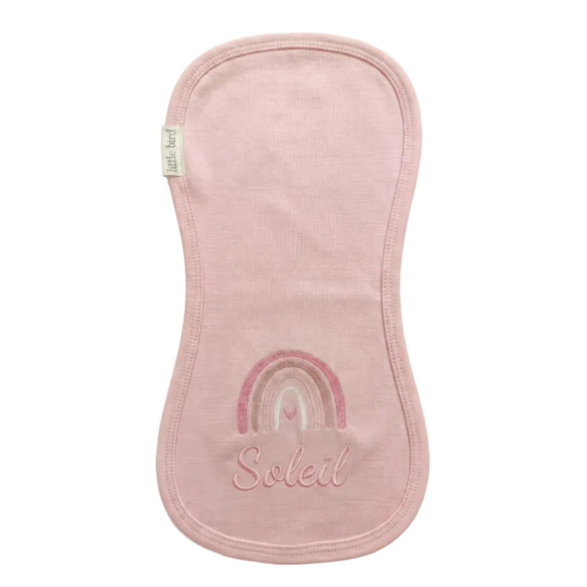 Little Bird - Telospalla Arcobaleno Rosa antico - 100% Cotone Anallergico - Personalizzabile