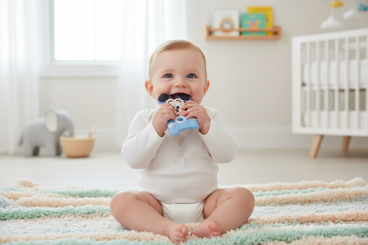 Baby playing