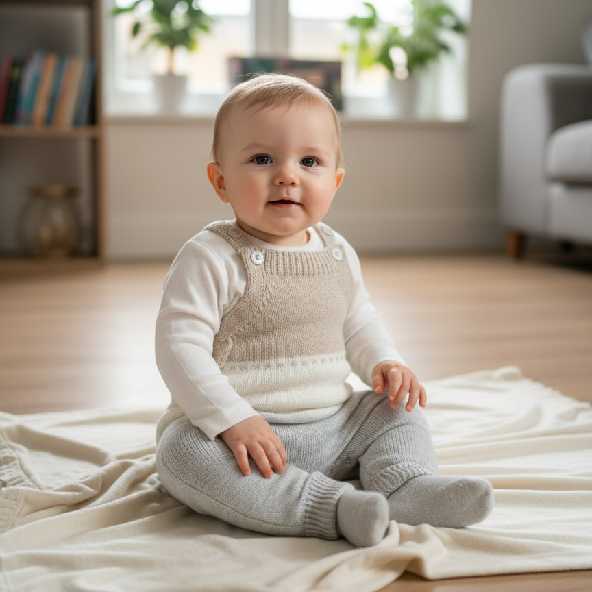 Bambino con completino