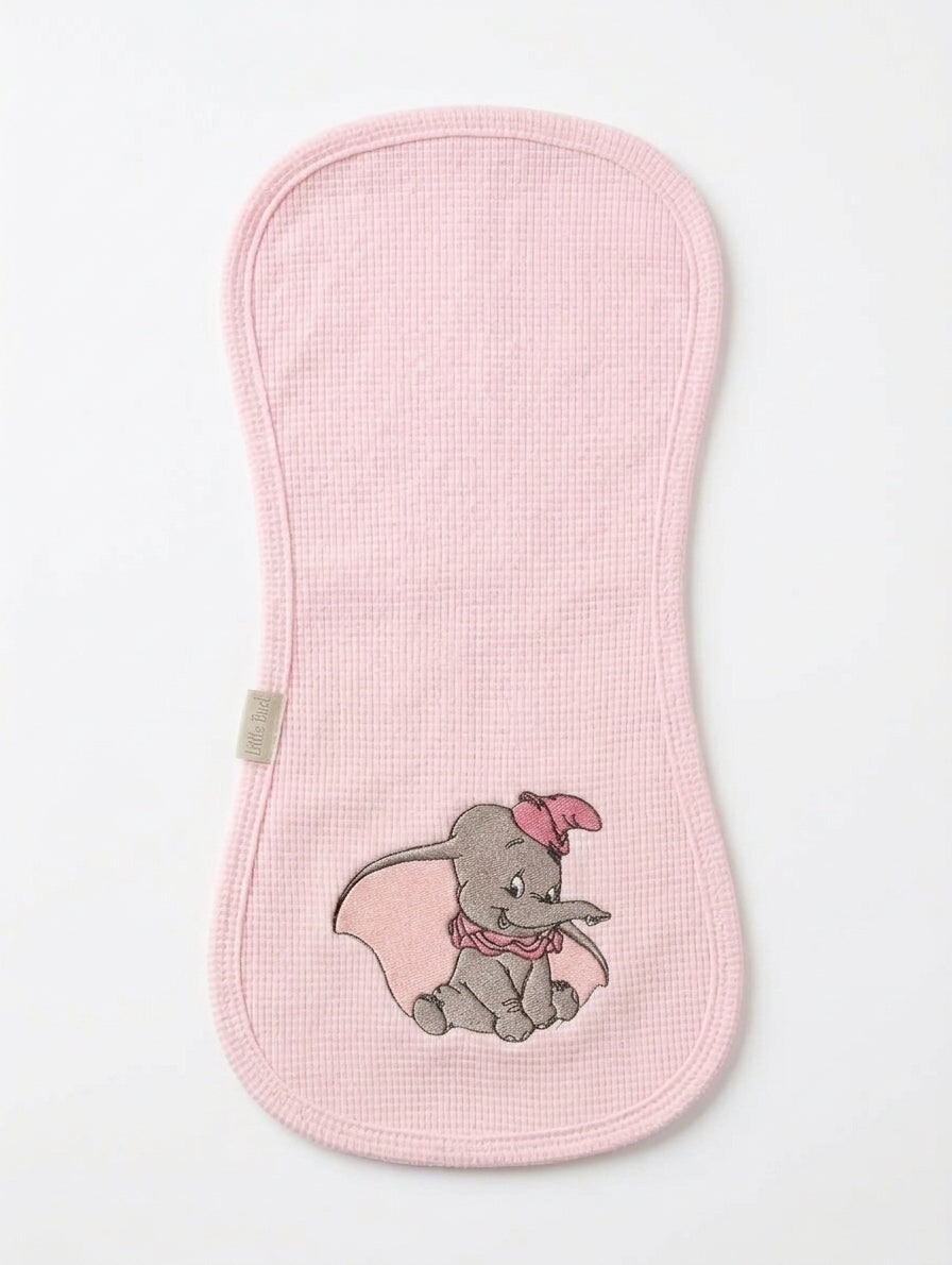 Little Bird - Telospalla Dumbo Femminuccia Rosa - 100% Cotone Anallergico - Personalizzabile