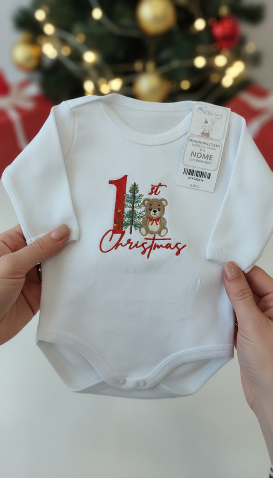Body 1st Christmas nelle mani della mamma
