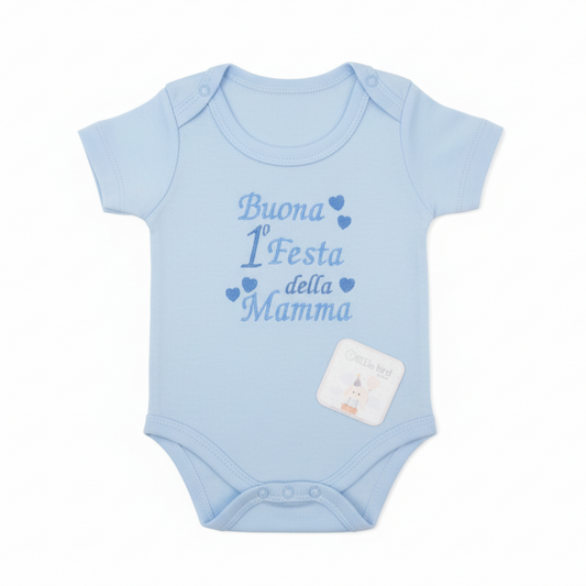 Body Buona 1° Festa della Mamma - sfondo bianco