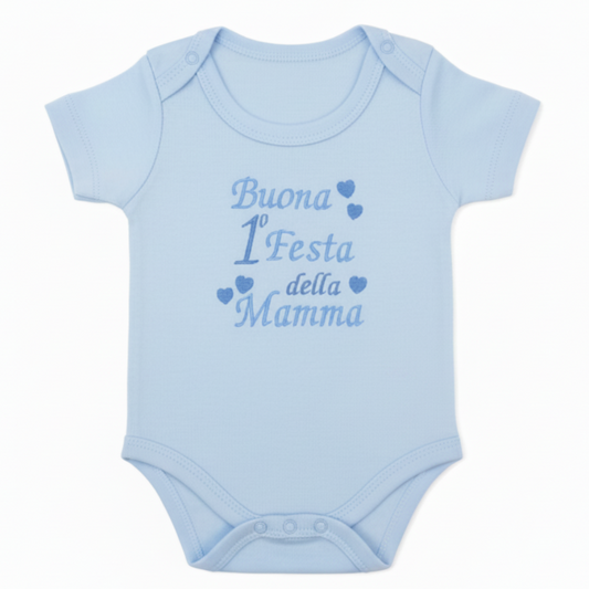 Body celeste Buona 1° Festa della Mamma