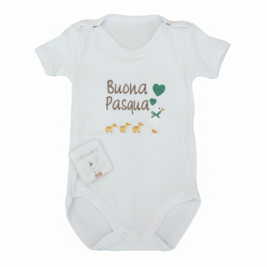 Buona Pasqua Onesie Verde