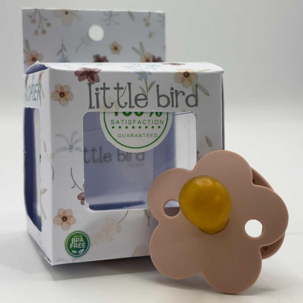 Ciuccio Morbido Piccolo in Silicone a Fiore per Neonati Cipolla - Comfort e Stile Colore Rosa Chiaro