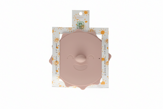 Ciotola rosa con packaging fronte verticale