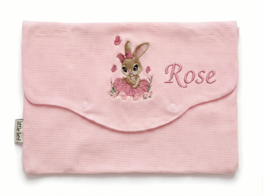 Little Bird - Pochette de Rangement Bébé Brodé Minnie - Organiseur Sac de Maternité