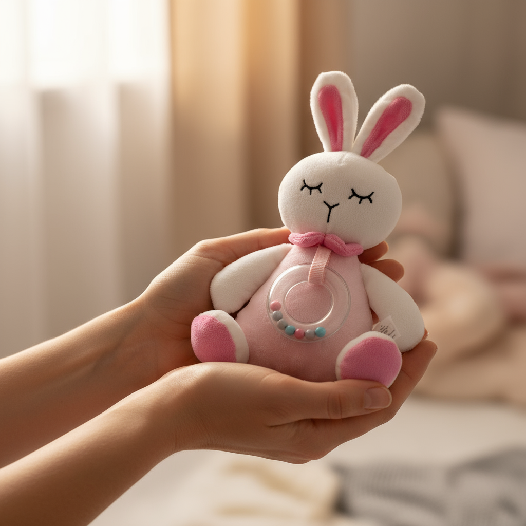 Coniglietto nelle mani