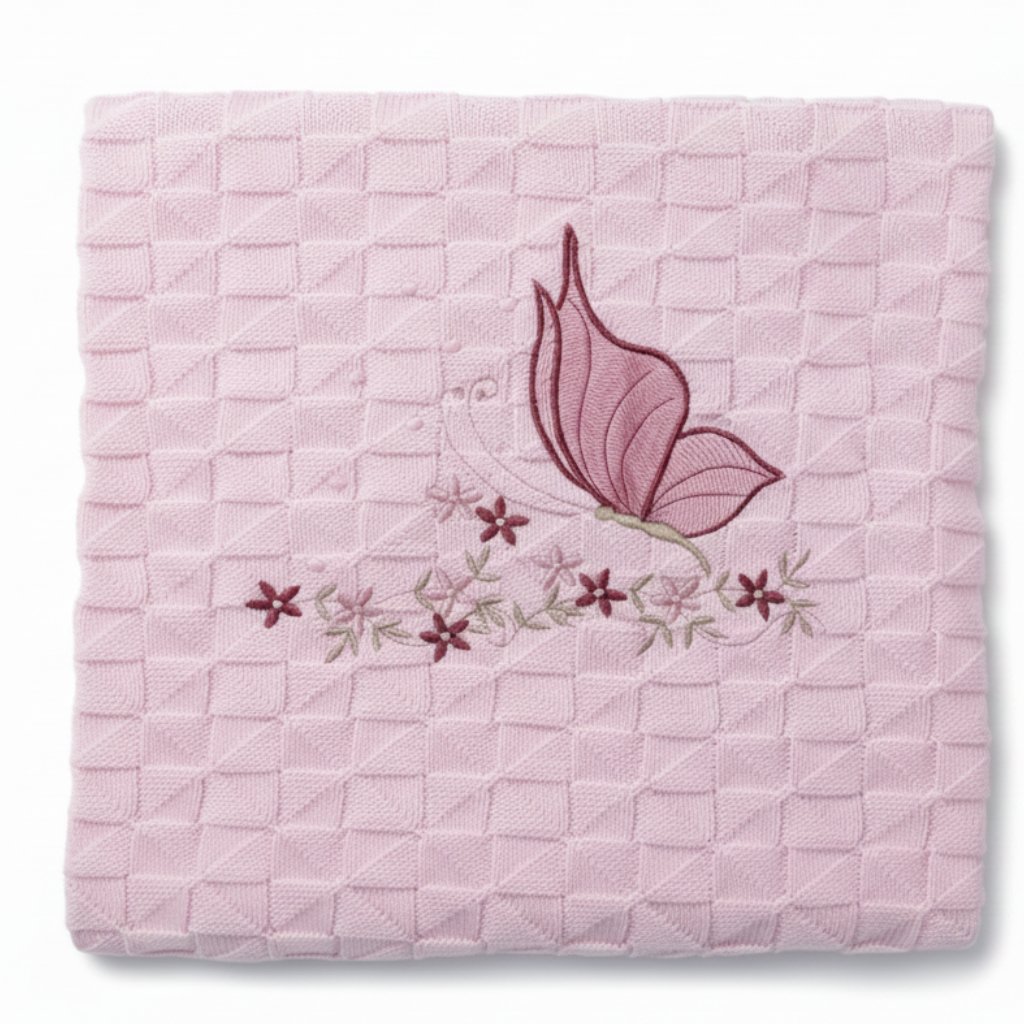Copertina Farfalla Rosa sfondo bianco