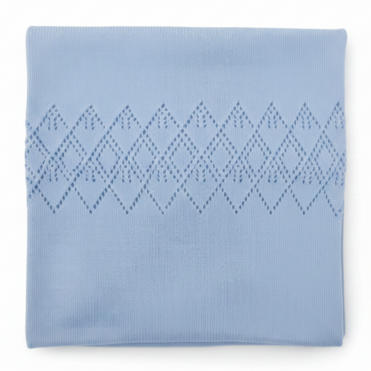 Copertina Geometrica Celeste - Sfondo Bianco