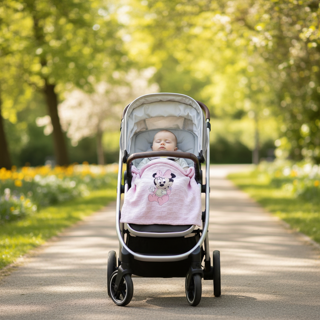 Copertina Minnie in passeggino