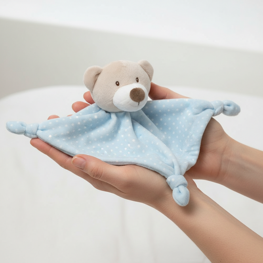 Doudou Orsetto Azzurro - Copertina di Sicurezza per Neonati