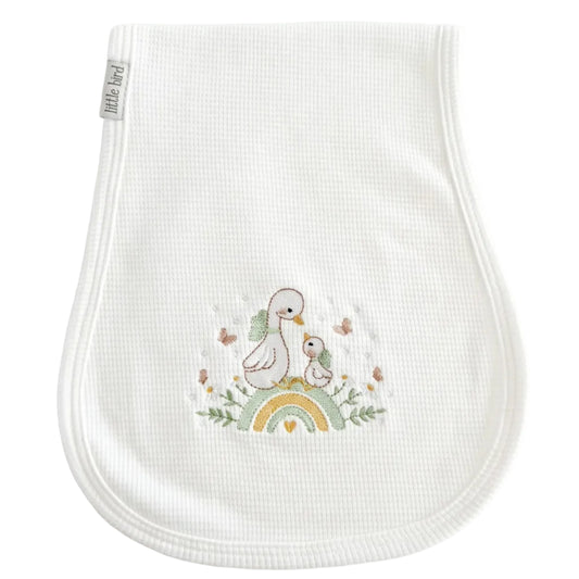 Little Bird - Telospalla Paperelle su Arcobaleno - 100% Cotone Anallergico - Personalizzabile