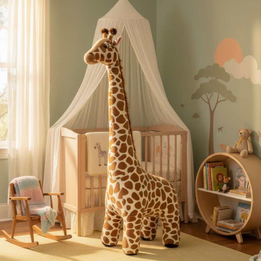 Giraffa Maxi nell'angolo della cameretta
