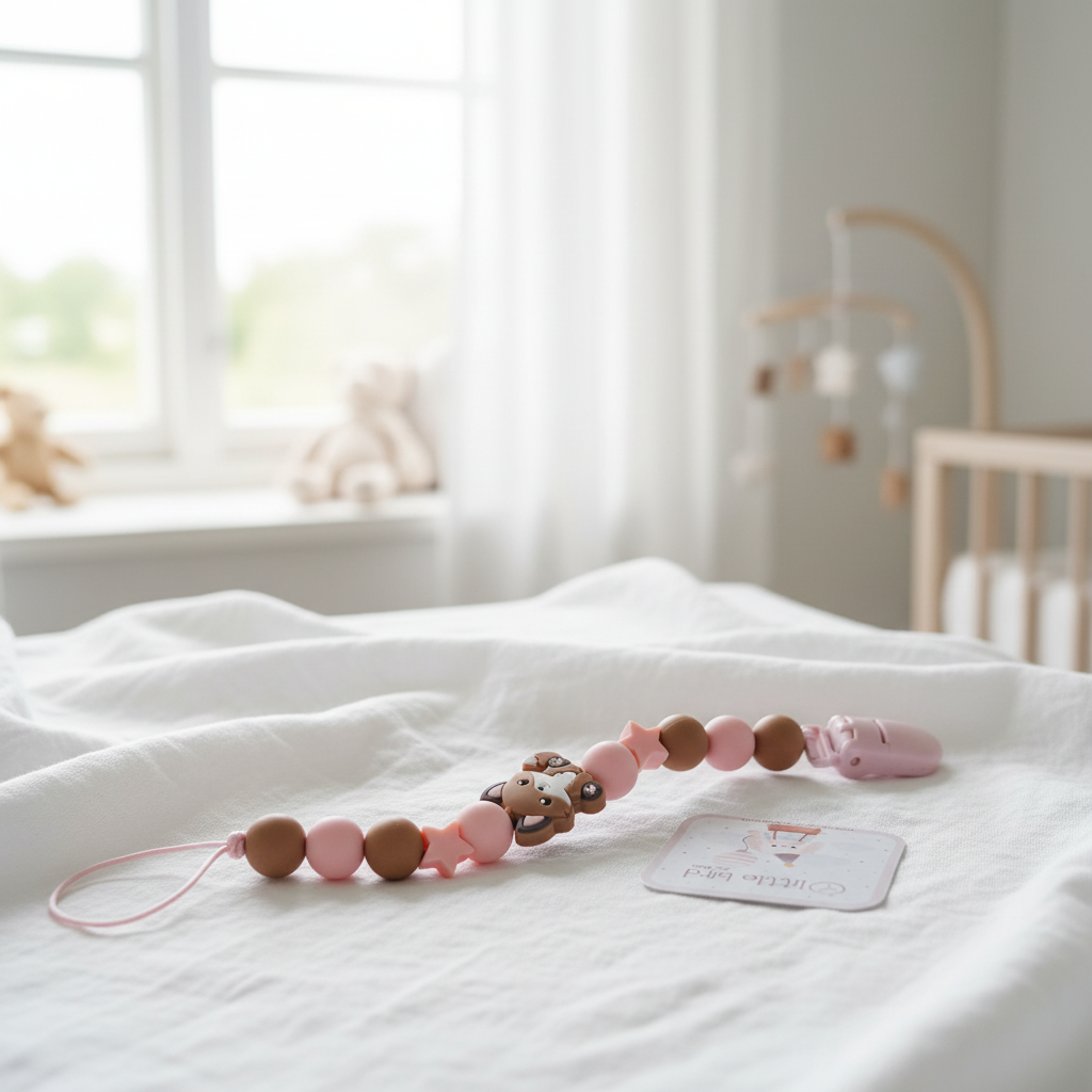 Portaciuccio Volpe Rosa Antico - lifestyle nursery