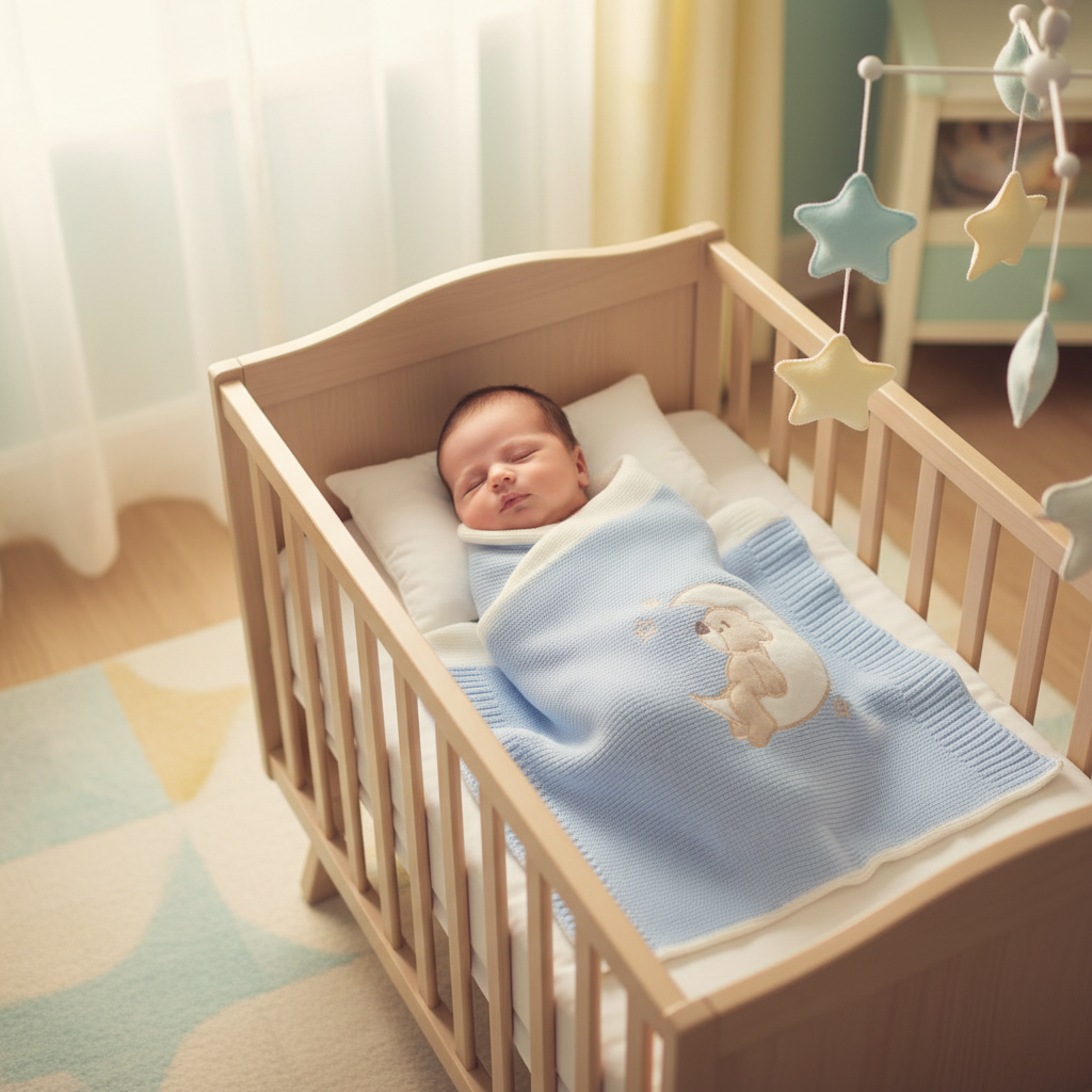 Copertina Orsetto Luna lifestyle neonato