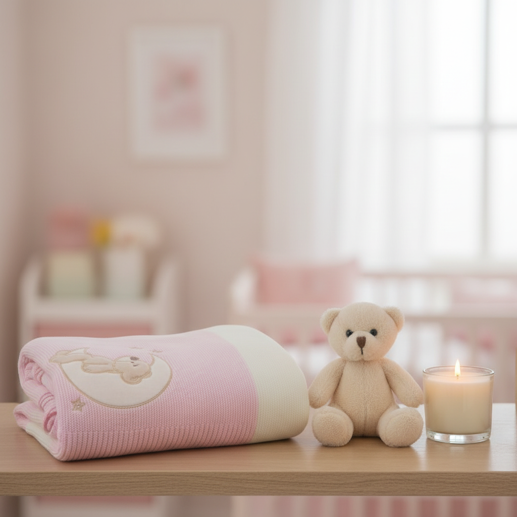 Copertina Orsetto Luna Rosa lifestyle mensola