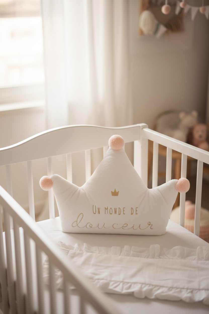 Cuscino Corona Maxi nel lettino