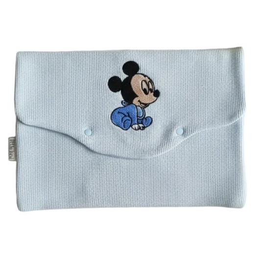 Busta Portatutto Ricamata Topolino - Flatlay