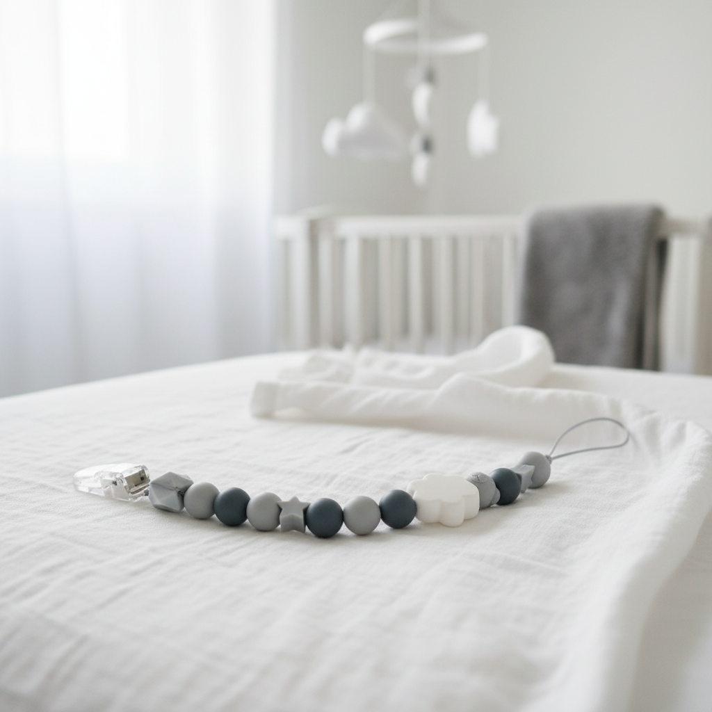 Portaciuccio Bear Grigio - lifestyle nursery