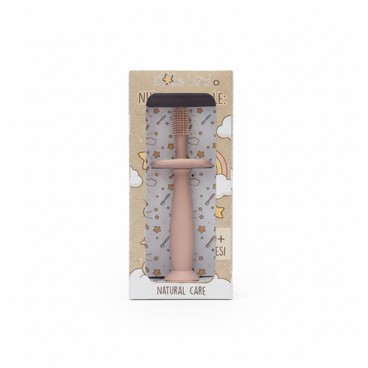 Spazzolino in Silicone Rose con packaging