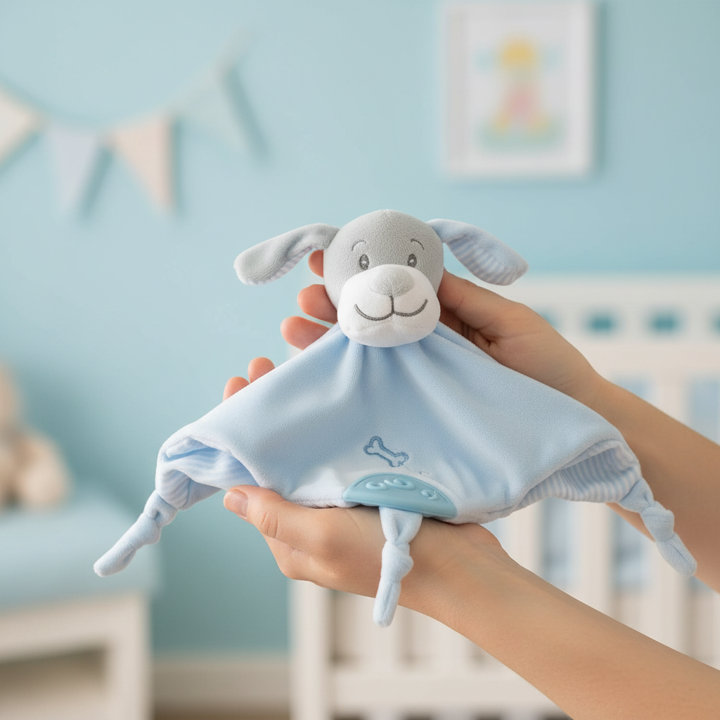Little Bird - Dou Dou Cagnolino Celeste - 100% Anallergico - Regalo Nascita